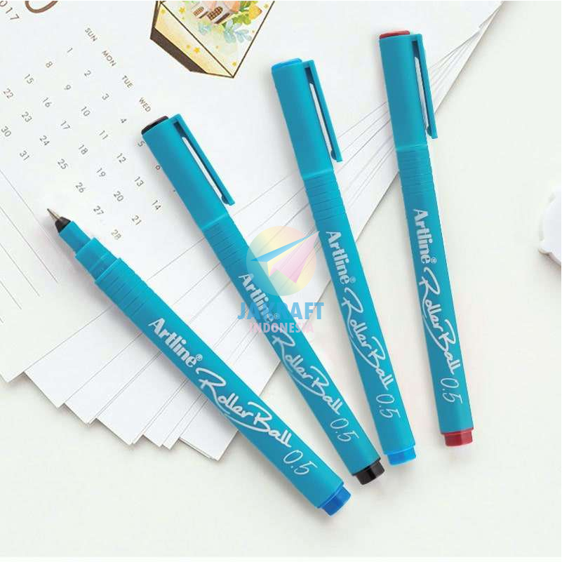 

(1 Pcs) Pulpen Tanda Tangan Permanen ARTLINE ERB-4200 Signature Permanent Roller Ball Pen Tebal 0.5 mm Anti Air Luntur