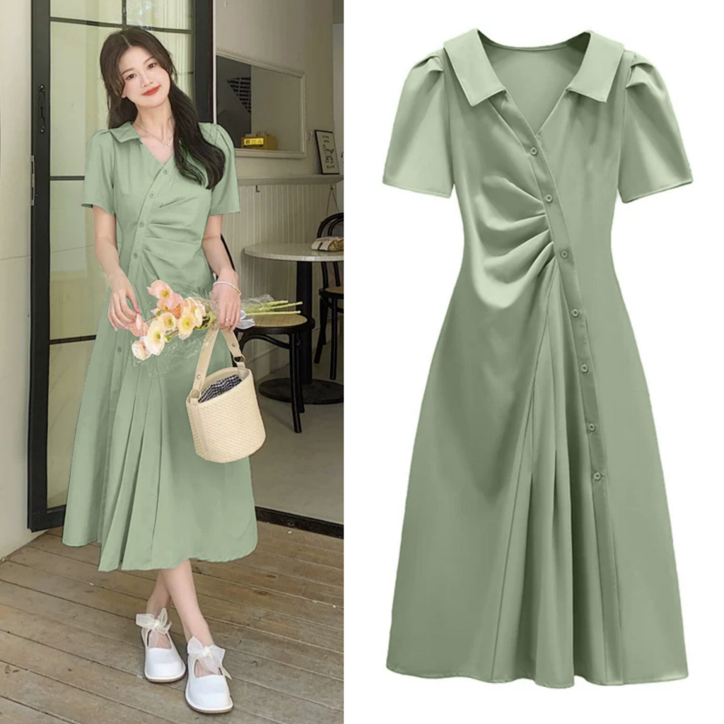 Daster Casual Modern Pakaian Atasan Baju Natal Ke Gereja Deres Gereja Formal Murah Drees Pesta Konda