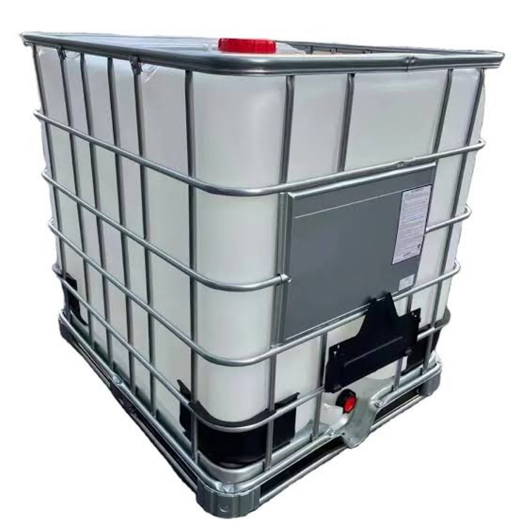 TANGKI RANGKA IBC 1000 LITER BEKAS CUCI BERSIH