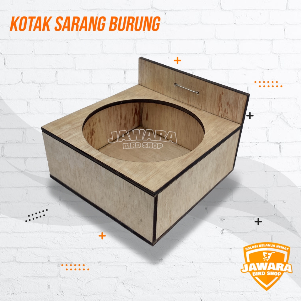 KOTAK TEMPAT SARANG BURUNG KENARI DAN FINCH RAPI