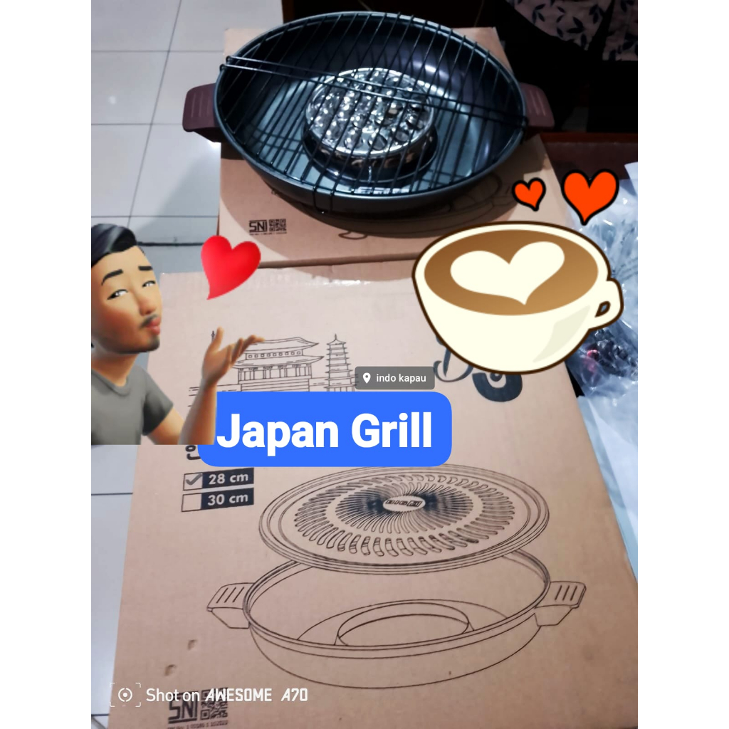 Japan Grill Set SNI GRILL 30 cm, GRILL SATE, BARBEQUE, SUKI, STEAK, SUKI2, ALA2 JEPANG,