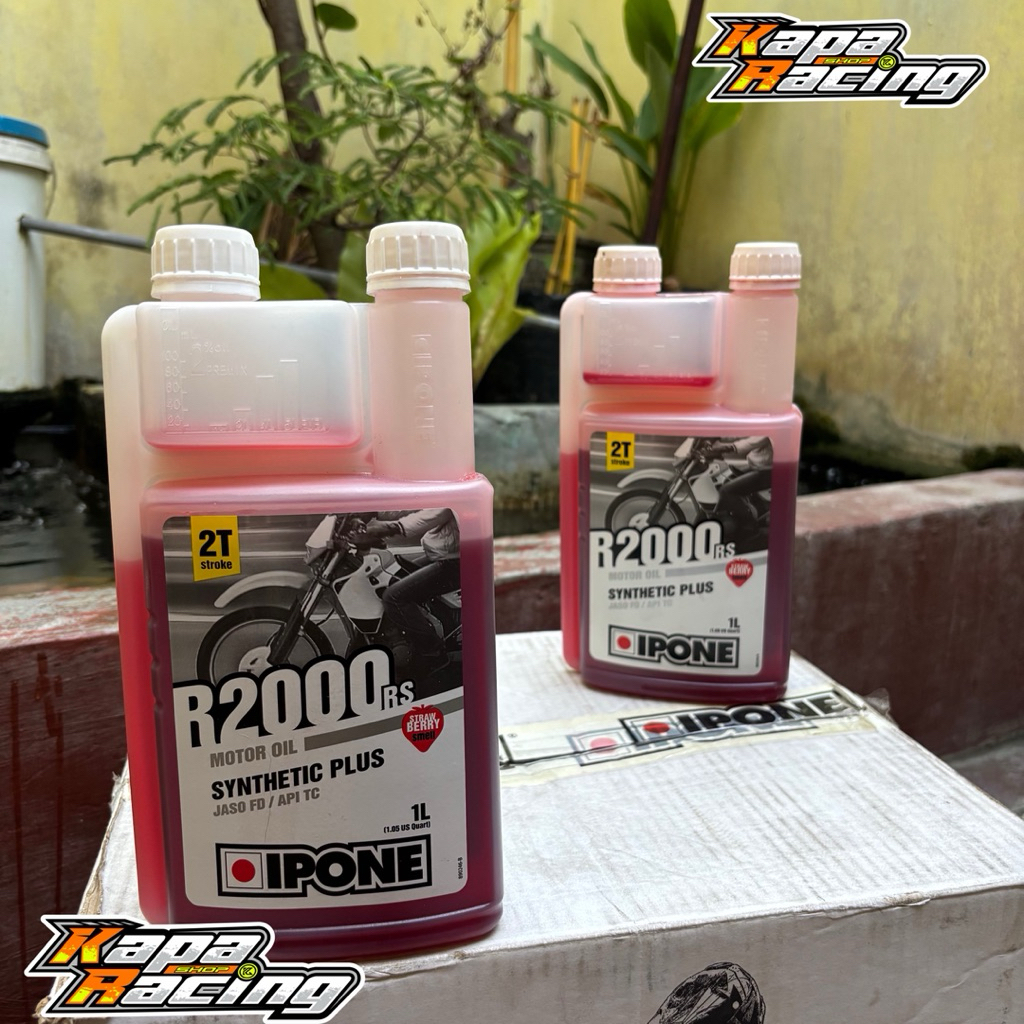 OLI SAMPING IPONE R2000 RS JASO FC OLI IPON IPONE R2000 RS 2T 1Liter OLI IPONE R200 RS SITENTIK OLI 