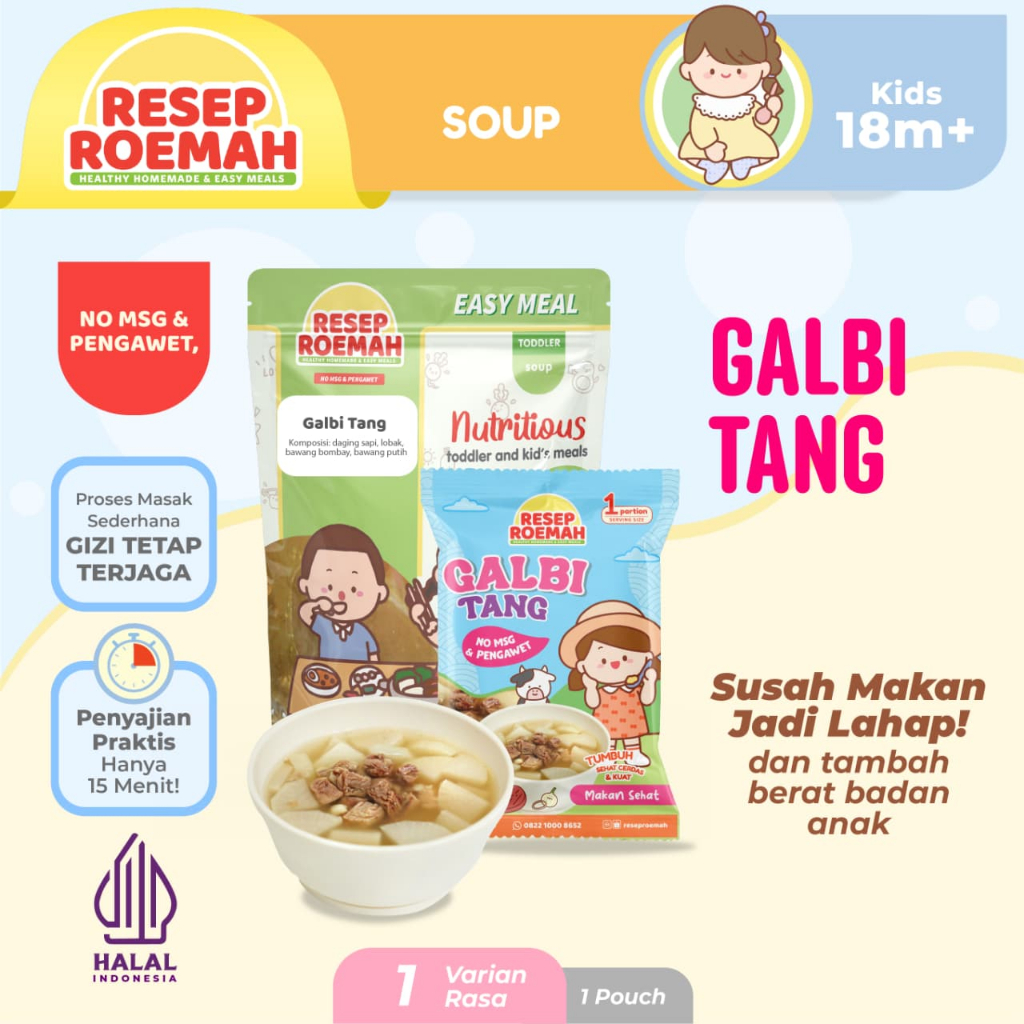 

Resep Roemah Galbi Tang / Makanan Sehat Anak Balita / Kids Healthy Homemade Frozen Food / No MSG