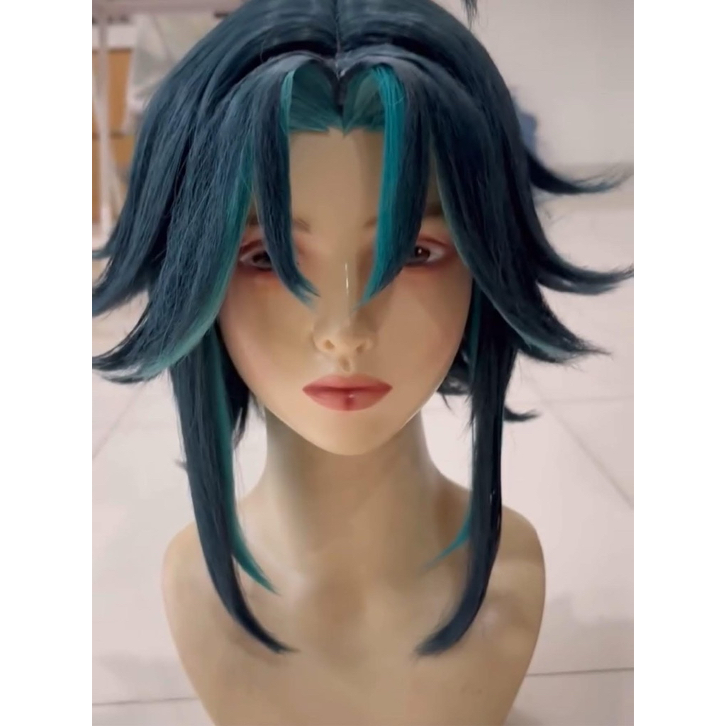 xiao genshin costume + wig
