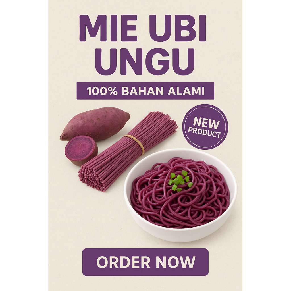 

Mie Ubi Ungu