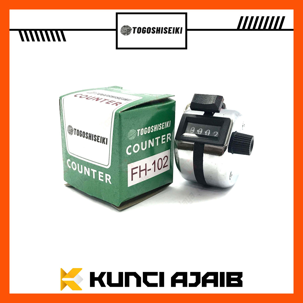 TOGOSHI Counter FH-102 Alat Hitung Mesin Satuan Manual Penghitung