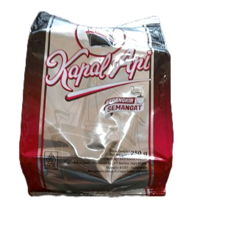 

Kapal Api Silver yang Biasa Pouch 250 gram | Kopi Kapal Api 250g Murah Promo Kopi Hitam Bubuk