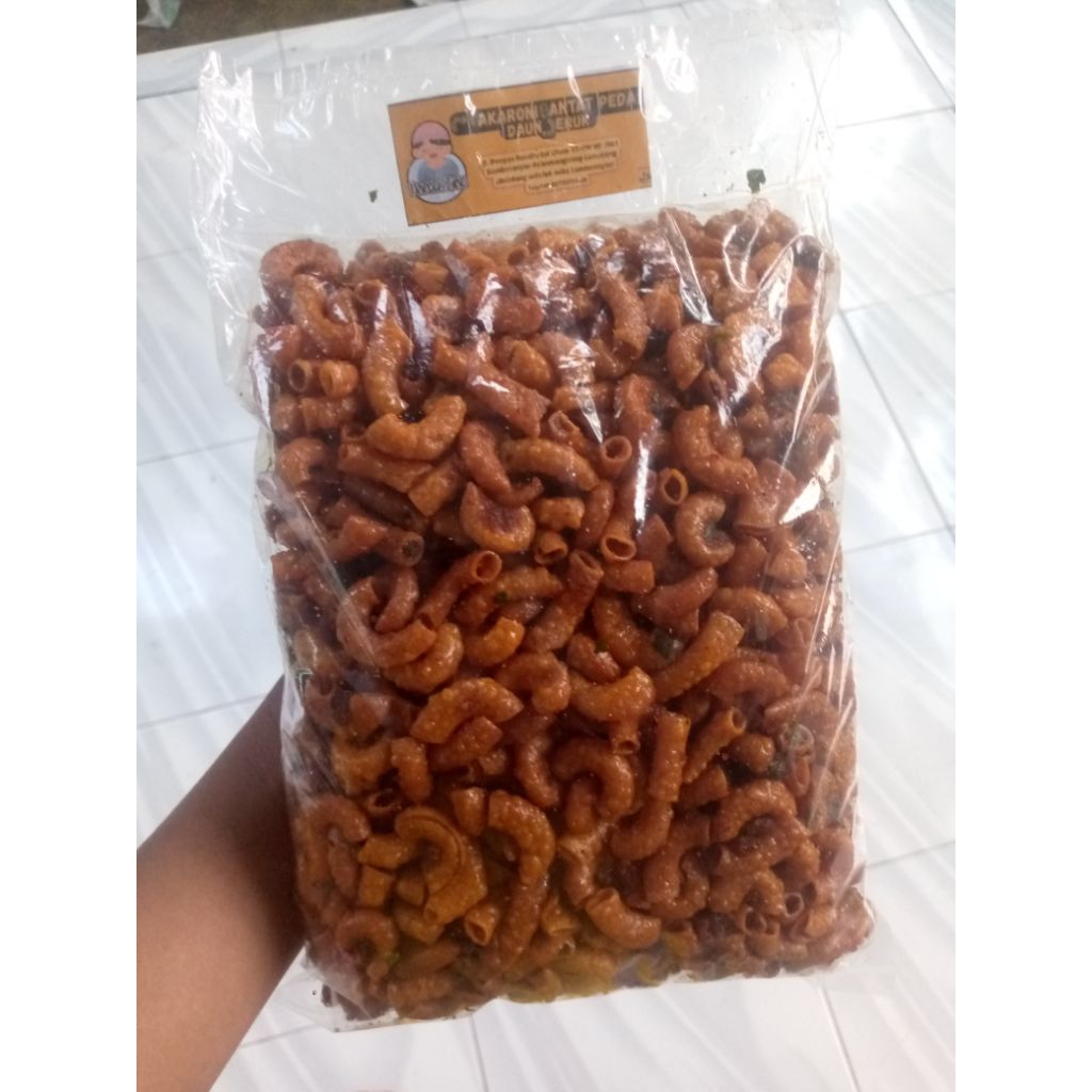 

makaroni bantet pedas daun jeruk 500gr