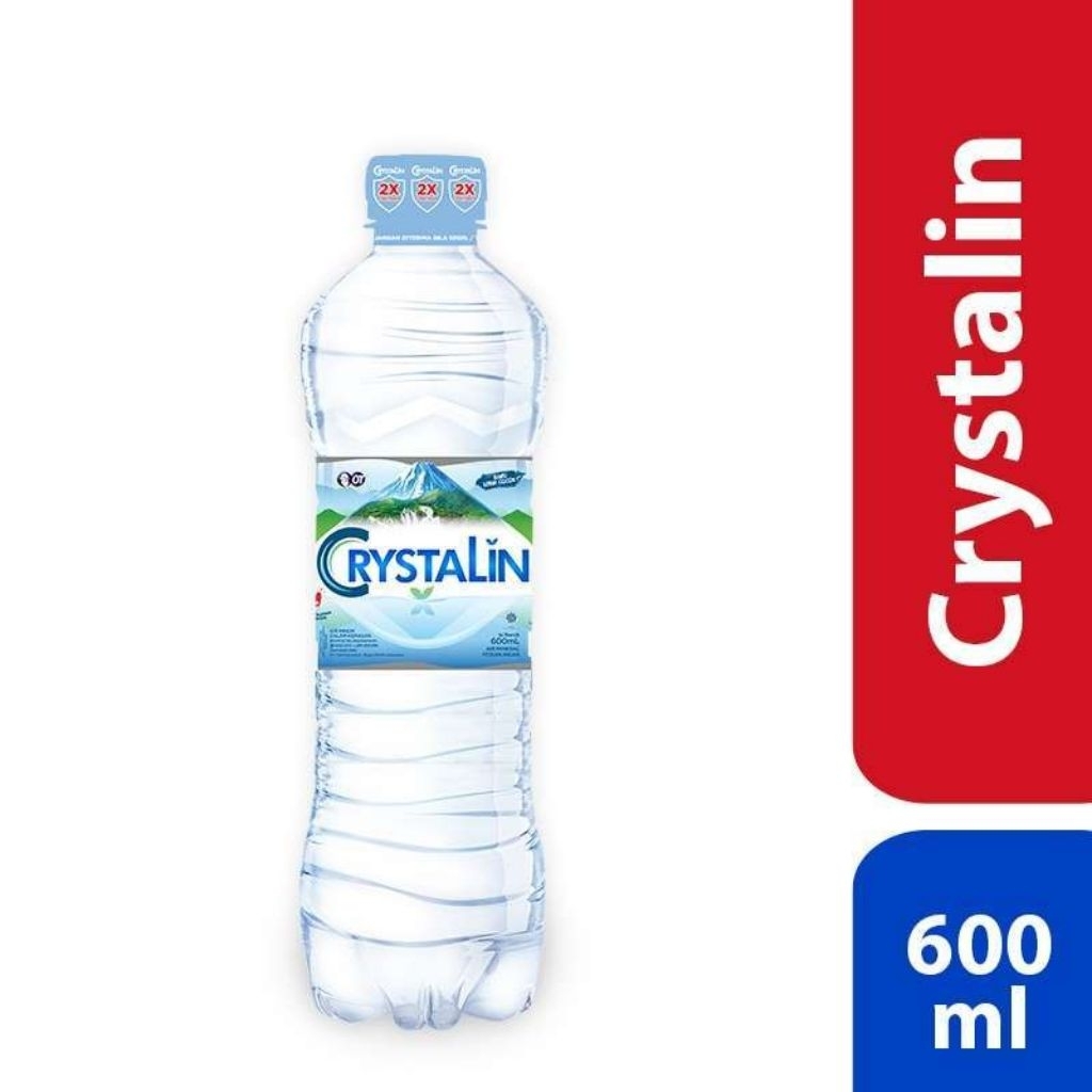 

Crystalin 600 ML Air Mineral 1 Pack isi 24 Botol