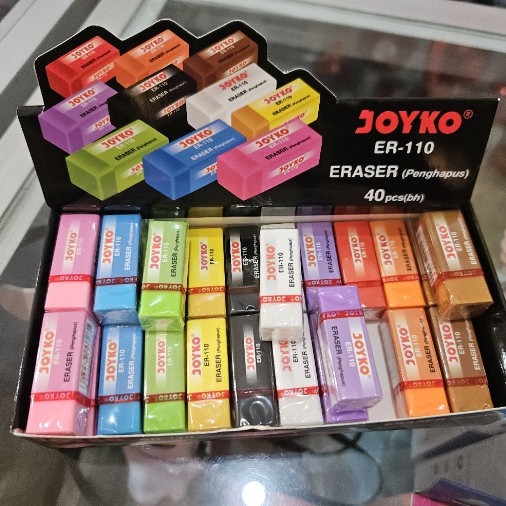 

[ORGM] Alat Tulis Sekolah Penghapus Petak Warna Warni Penghapus Viral