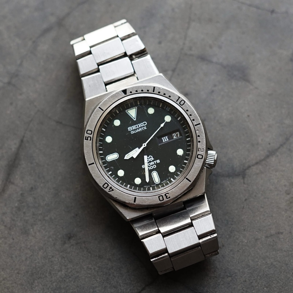 Jam tangan vintage Seiko Royal Oak