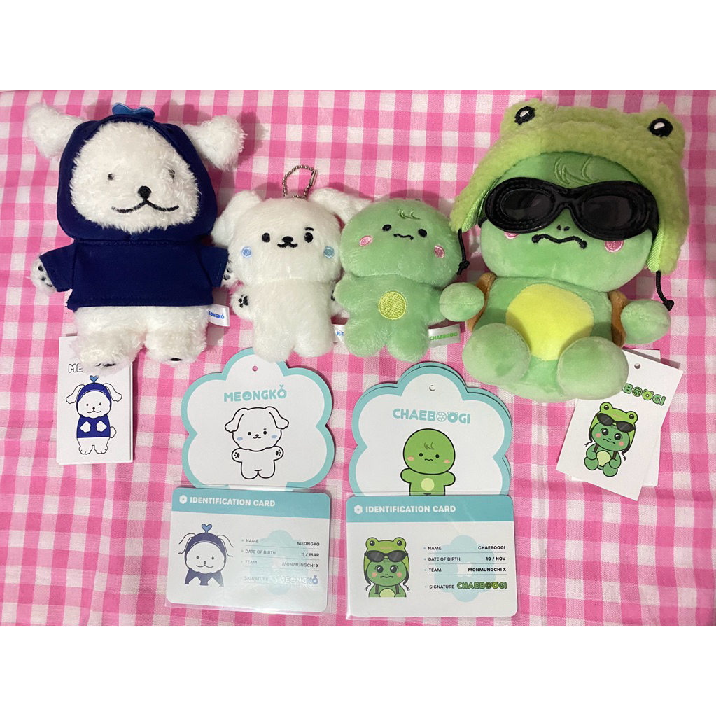 MonstaX Monmungchi Mini Meongko Mini Chaeboogi