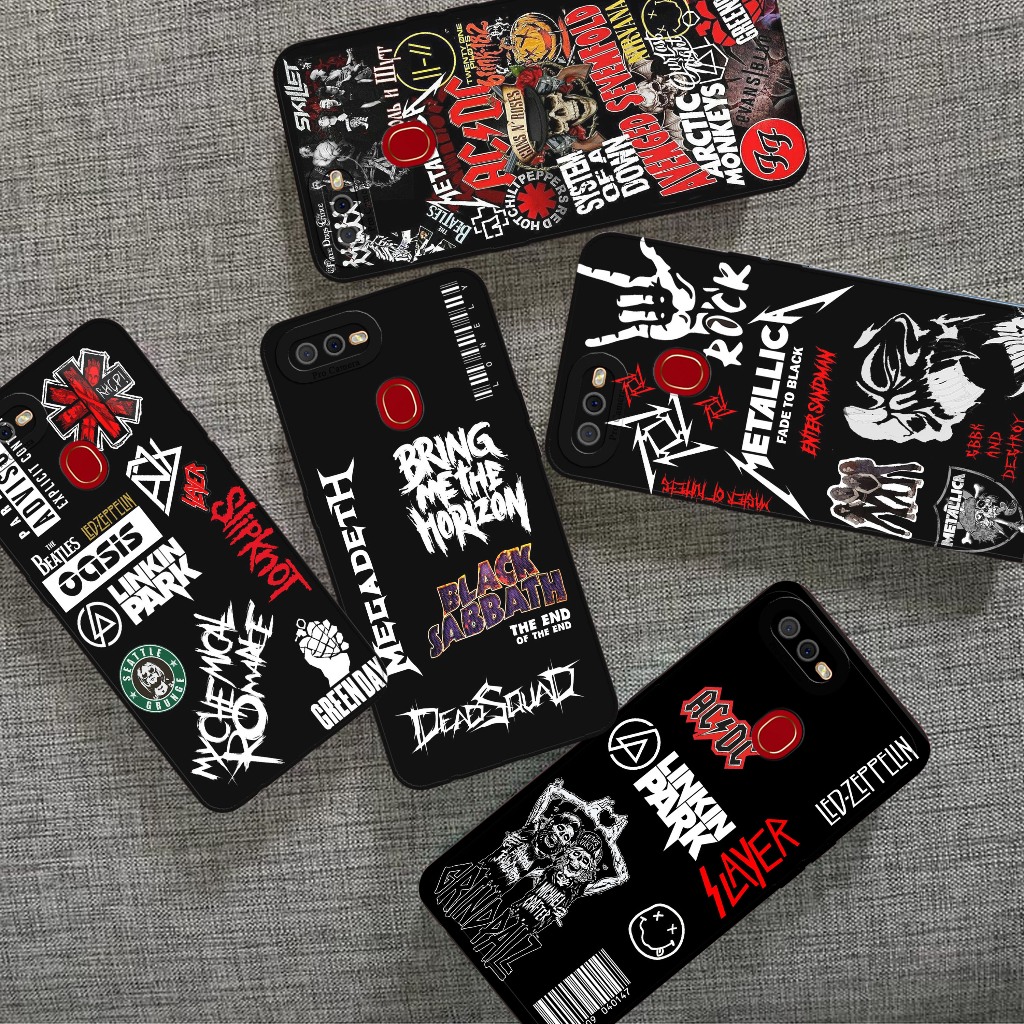 Softcase Untuk Oppo A5S / A7 / A12 / A11K - Softcase Gambar Fashion Printing { Black New }  - Pelind