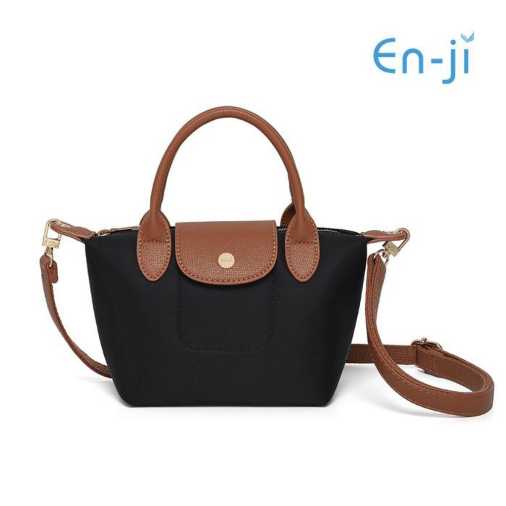 Tas Slingbag Wanita Enji En-ji Jiyuna Selempang Cewek Handbag Tas Tangan Bahan Nylon Waterproof Taha