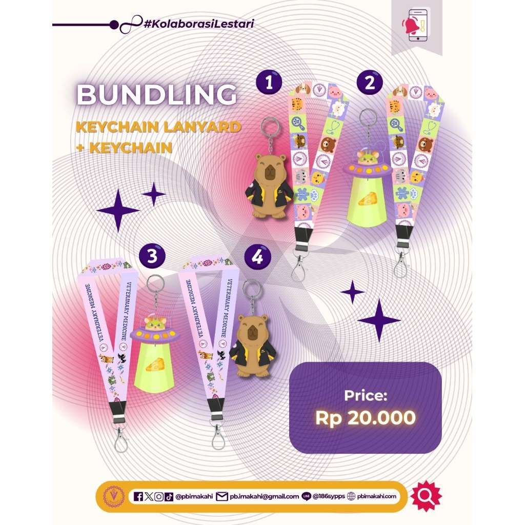 

[PRE-ORDER] BUNDLING KEYCHAIN + LANYARD