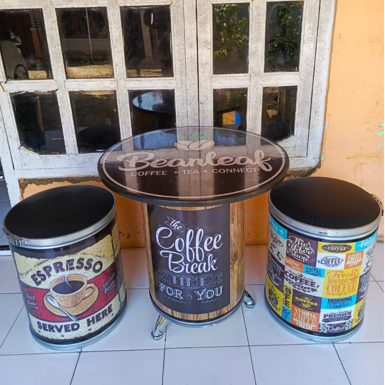 (Custom Motif) Kursi Tong / Kursi Teras / Kursi Tong Duplex / Kursi Cafe