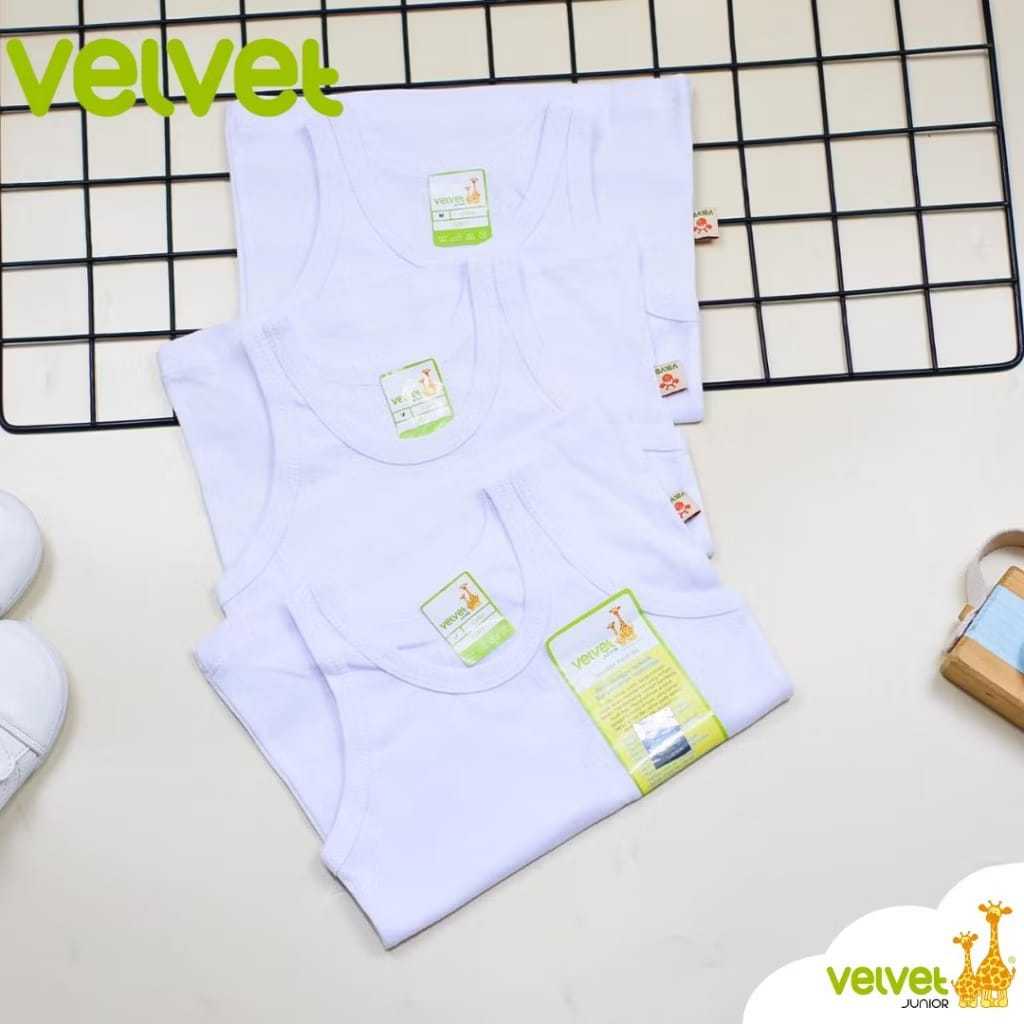 SINGLET VELVET - Kaos Dalam Anak Laki-Laki dan Perempuan Kaos Dalam Anak 3 Bulan - 10Tahun