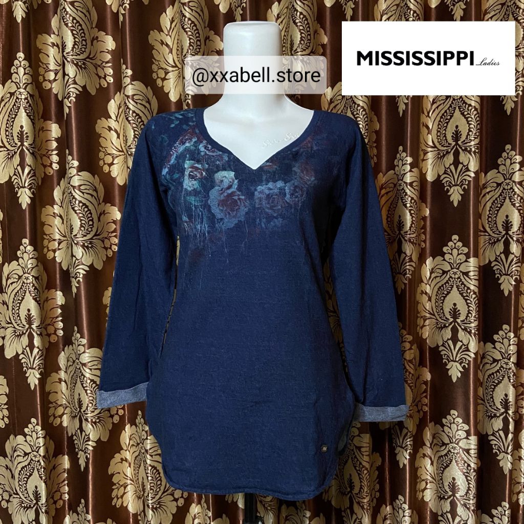 preloved baju atasan kaos cewek brand mississippi