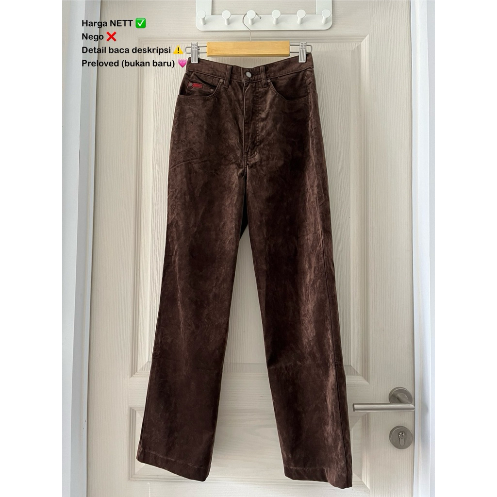 Celana Jeans Corduroy Coklat