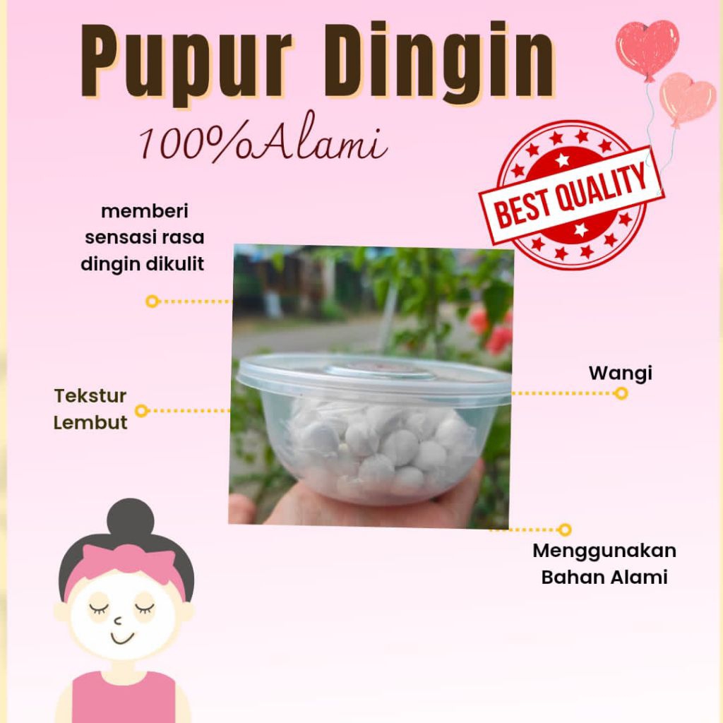 Pupur Dingin | Bedak Dingin | Pupur Khas Kalimantan| PupurdinginAlami