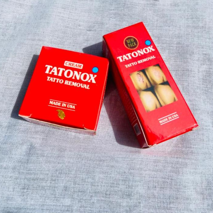 Paket 2 Tatonox Removal Cair & Tatonox Cream Salep / belanja_yukk123