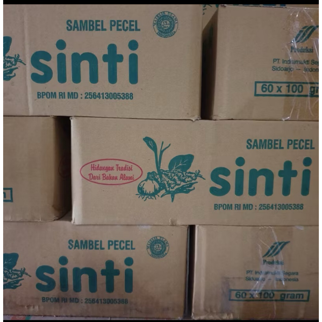 

Sambal Bumbu Kacang Pecel sinti KARTON