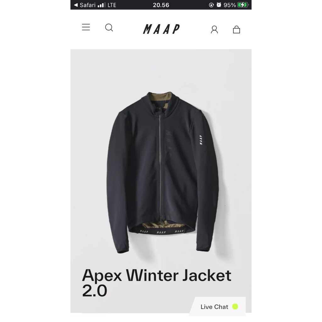 MAAP APEX WINTER JACKET 2.0 Jaket roadbike cycling sepeda jersey