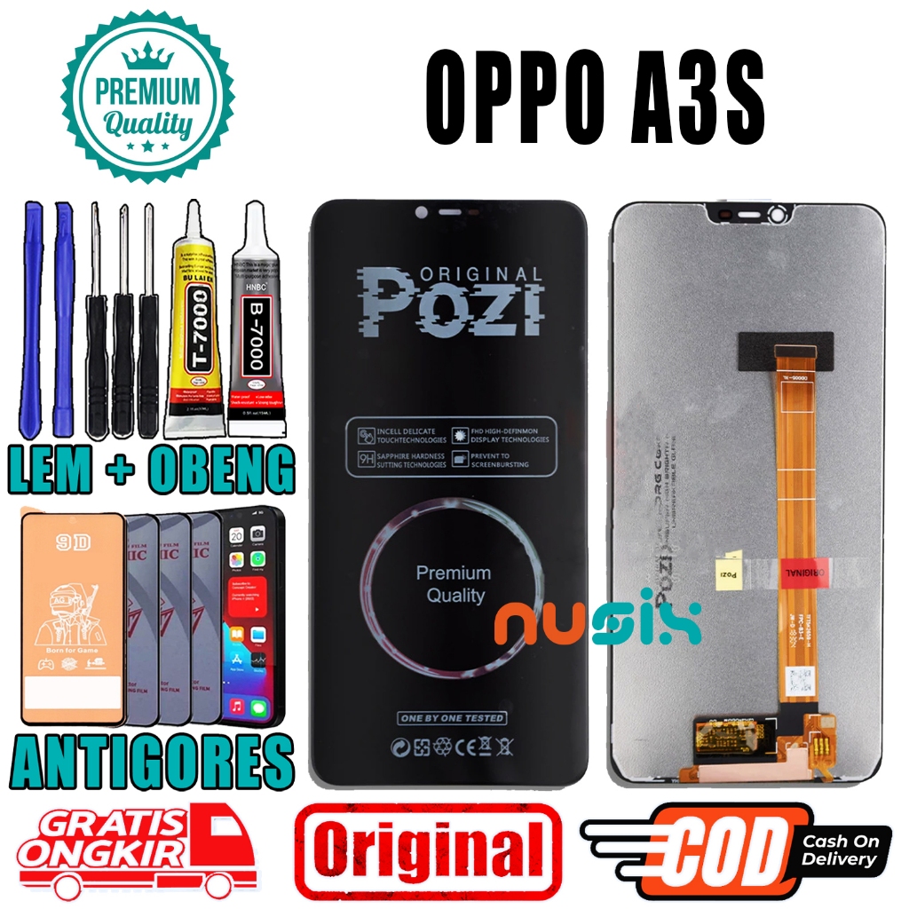 Lcd Touchscreen OPPO A3S Original OEM Lcd Fullset