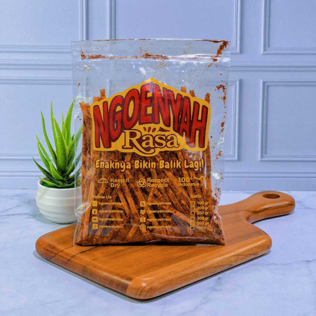 

Mie Lidi Lidian Gepeng - Pedas Asin Balado Original Makanan Lidi Snack Lidi Makanancom 3