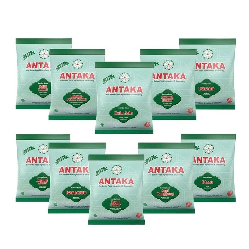 

ANTAKA Bumbu Tabur Instant Serbaguna Aneka Rasa Kemasan 100 gram