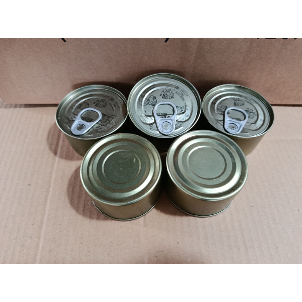 

Tuna kaleng in SFO 80gr-95gr (Reject kemasan/Reject QC)