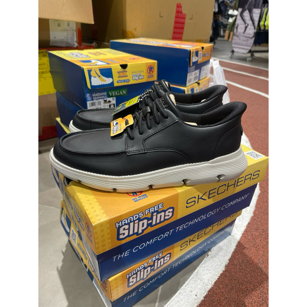 SKECHERS GARZA BROCK SKECHERS MENS 205479 SKECHERS BLACK