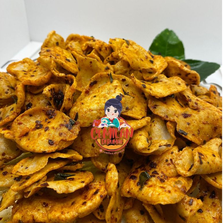 

Baso Goreng - Basreng Pedas Daun Jeruk 1Kg Chili Oil Bumbu Melimpah