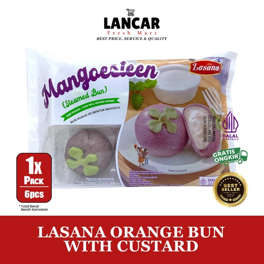 

INSTAN LASANA STEAMED BUN MANGGIS ISI 6PCS
