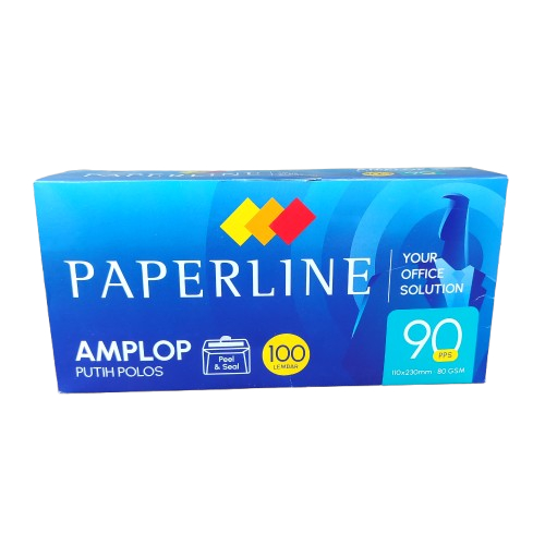 

Amplop Paperline 90 Isi 100 pcs | Amplop Putih Peel & Seal Premium