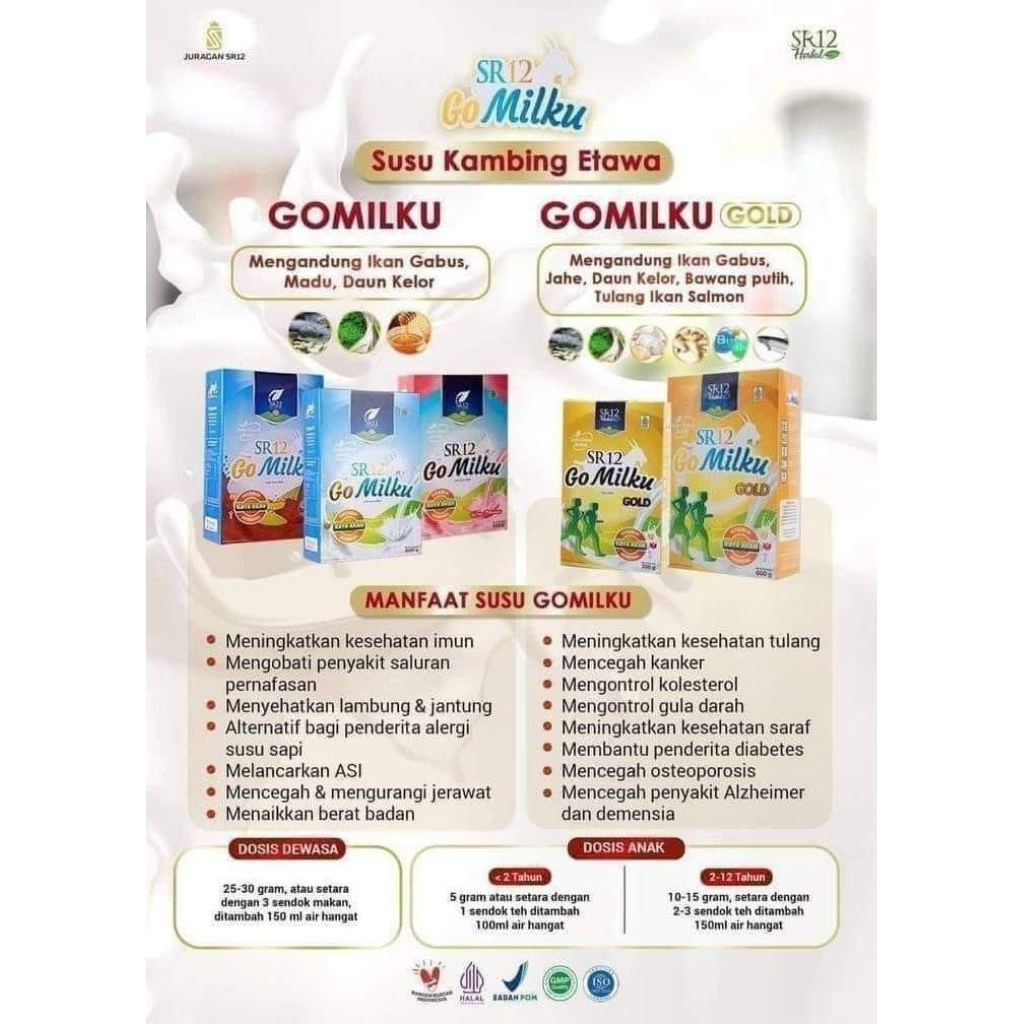 

Susu Kambing Etawa Gomilku SR12