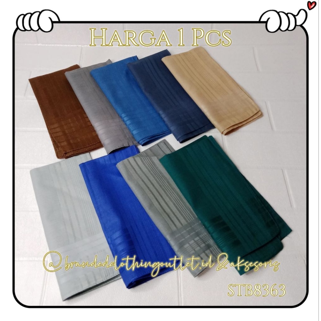SAPU TANGAN COTTON IMPORT PREMIUM / SAPU TANGAN PRIA DAN WANITA MOTIF GARIS / SAPU TANGAN WAJAH / SA