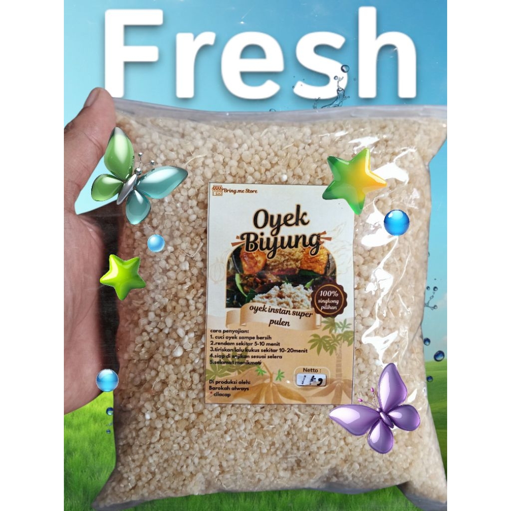 

Tiwul Instan / Oyek Termurah (Super Pulen) 1 kg dan 500 gram