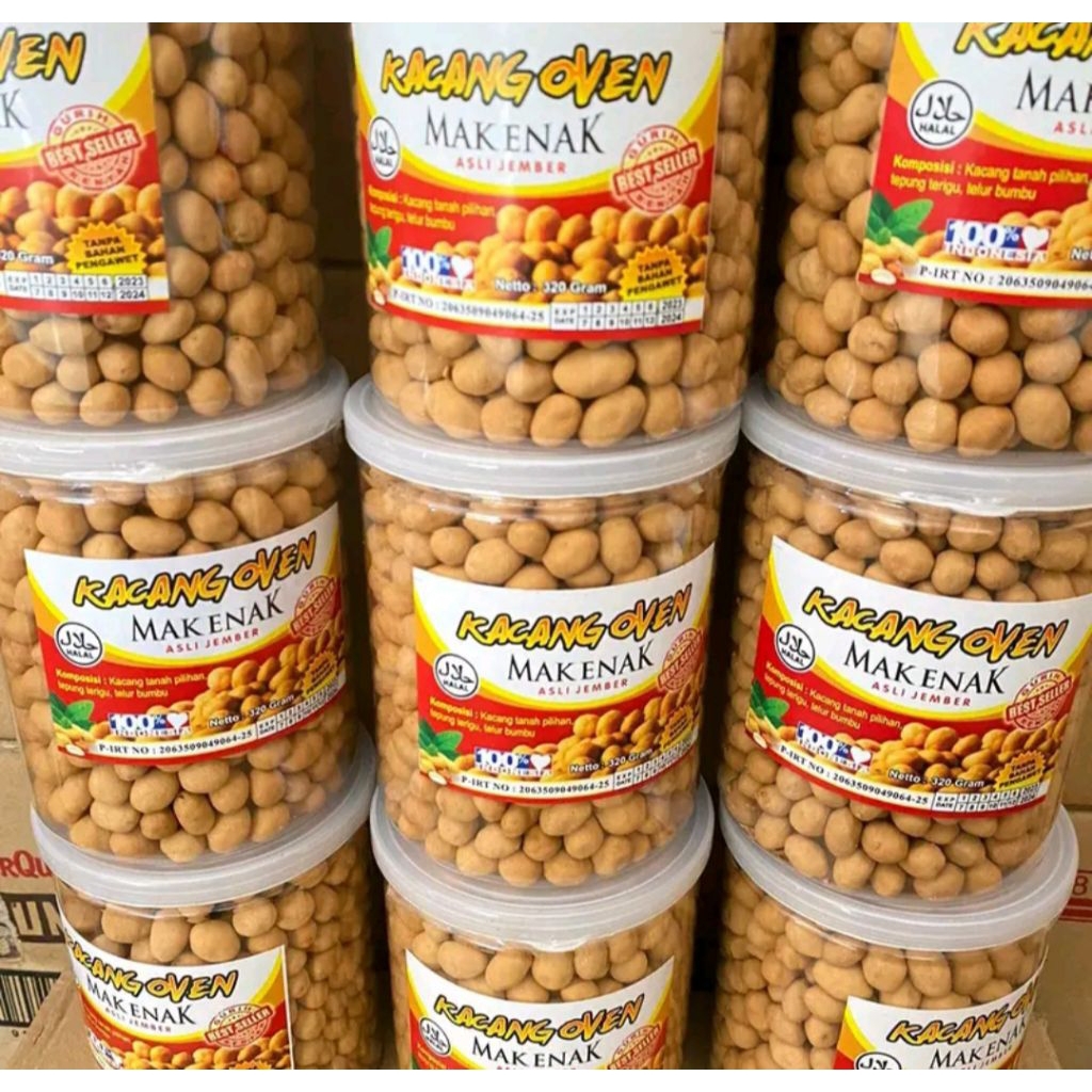 

KACANG OVEN MAK ENAK ASLI JEMBER 290 GRAM