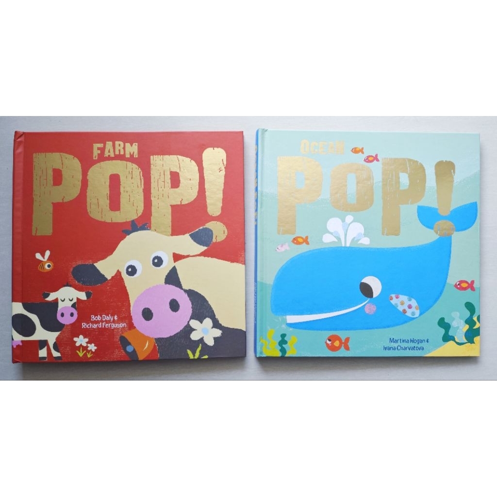 Aura UK Pop-up Peekaboo: Farm / Ocean / Dinosaurs Pop (Interactive Early Learning Story) Alfabetbook