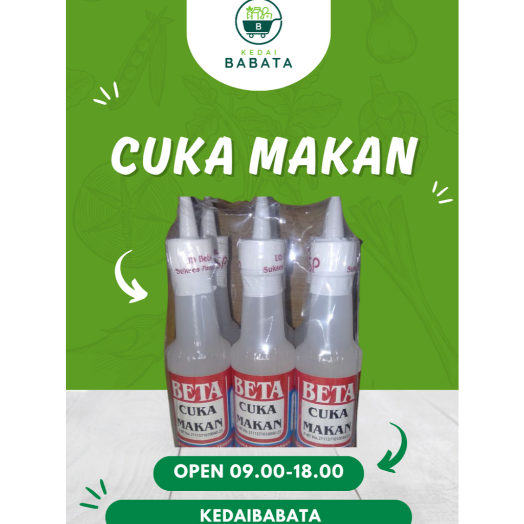 

Cuka Makan Cuka Dapur Masak 150ml White Vinegar BETA
