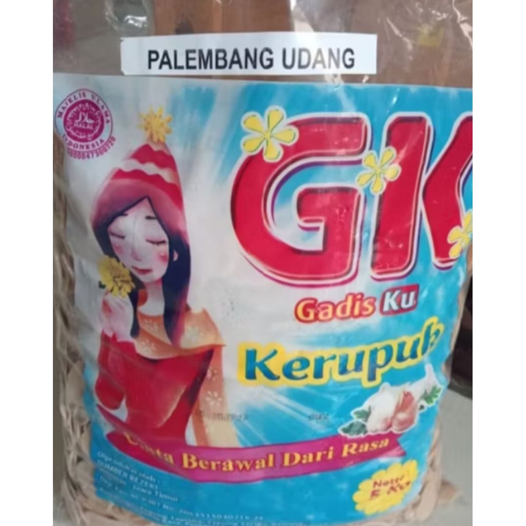 

1kg kerupuk udang has palembang mrek GK