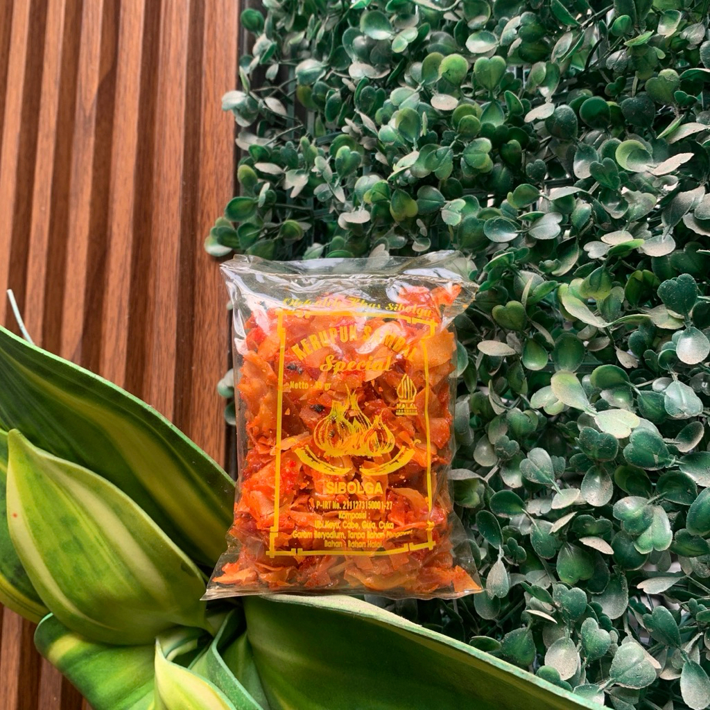 

[READY MEDAN] 35 GRAM Kerupuk Sambal Ikan Teri Khas Sibolga Cap Bawang Pedas Gurih