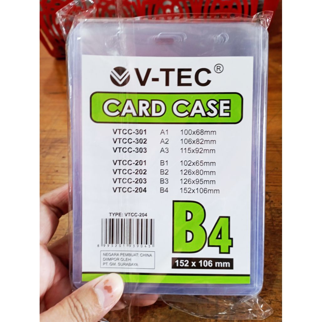 

Card Case B4 V-Tec 152 x 106 mm