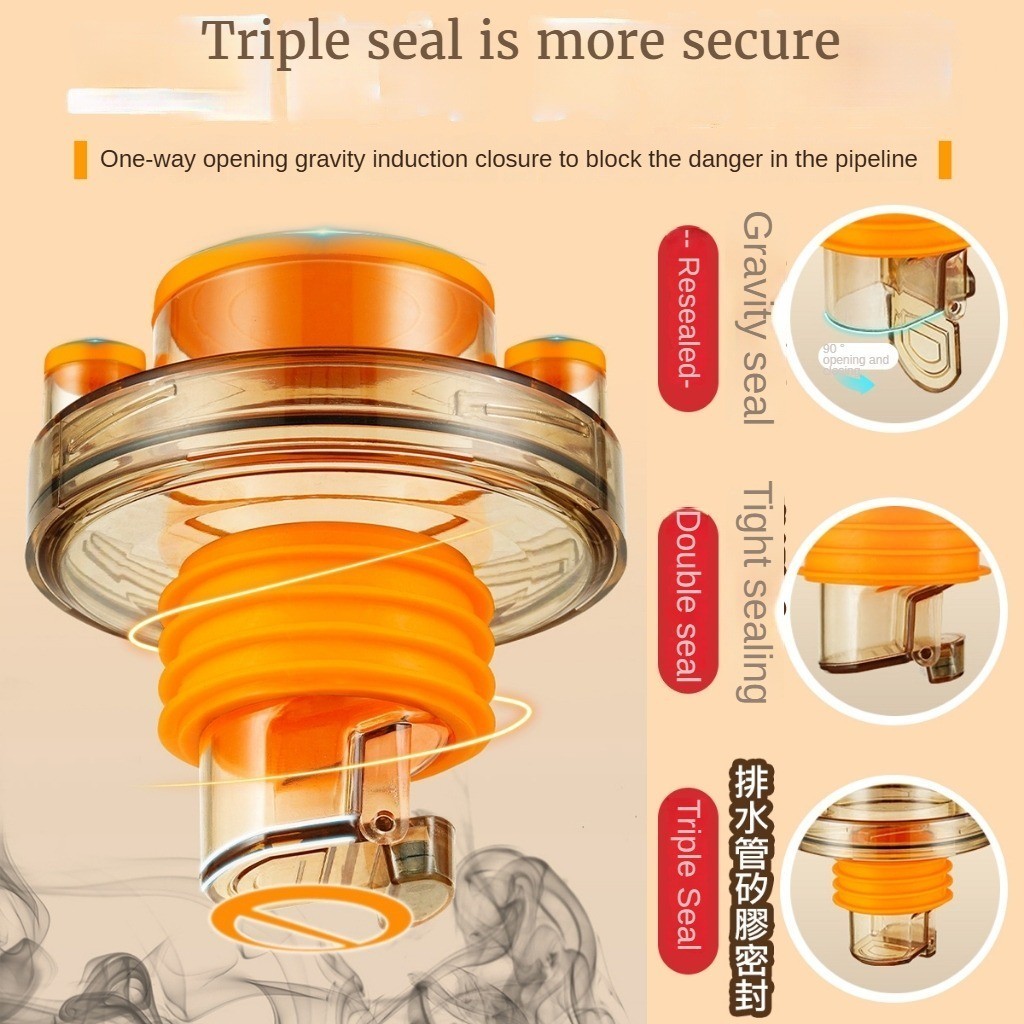 Konektor tee saluran pembuangan lantai mesin cuci penghilang bau konektor tee sumbat pipa saluran pe