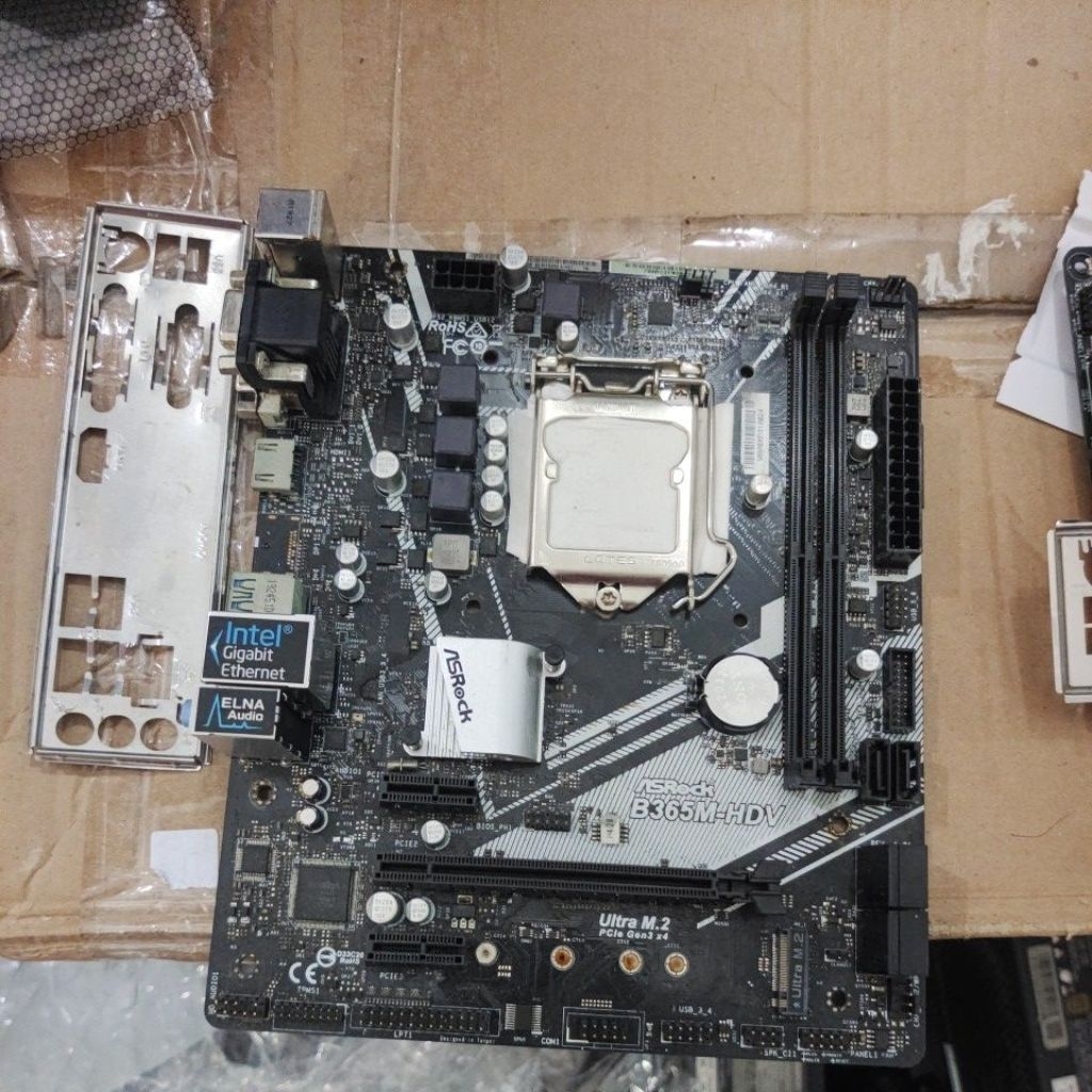 mainboard asrock b365m ddr4 socket 1151 support gen8 dan gen9