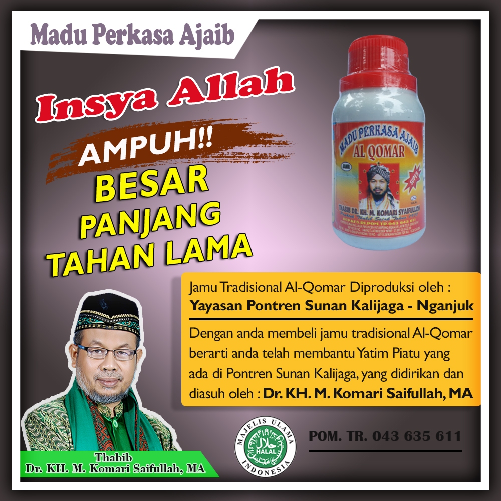 ‎MADU PRIA PERKASA AL QOMAR KUAT TAHAN LAMA MENAMBAH BESAR DAN PANJANG STAMINA PRIA DEWASA