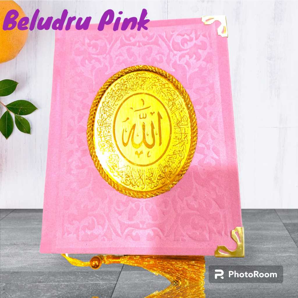 Cetak Yasin Tajwid Warna Hard Cover Beludru 192 Halaman Art Paper Free Tasbih