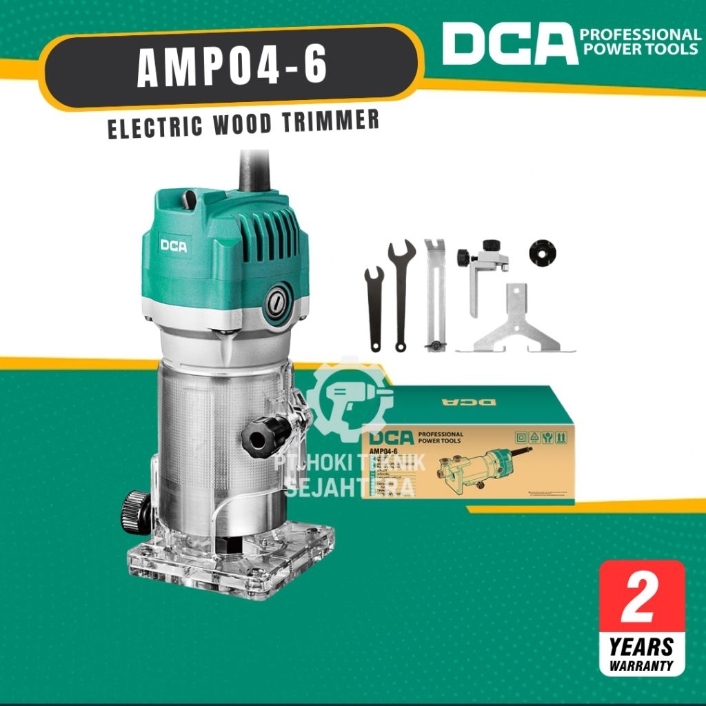 DCA AMP04-6 TRIMMER / MESIN ROUTER / MESIN PROFIL KAYU / ROUTER KECIL