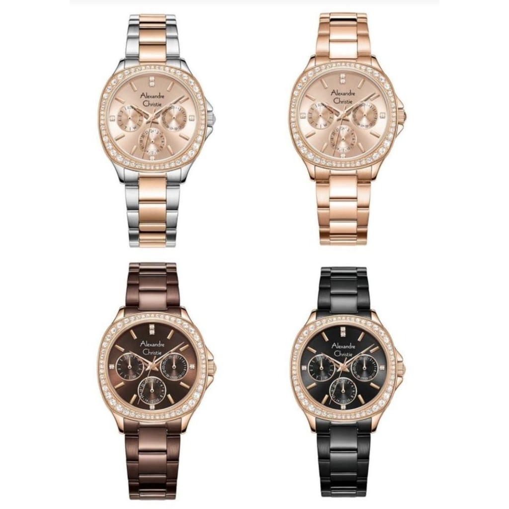 JAM TANGAN ALEXANDRE CHRISTIE WANITA AC2B85 DIAMONDS | AC 2B85 PERMATA TERBARU ORIGINAL